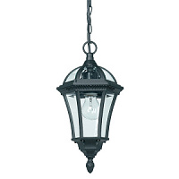 YG-3503 āra gaismeklis Drayton melns/stikls 60W E27 Endon