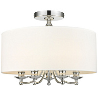 C05428CH-WH ABU DHABI plafons hroms 5xE14 40W D50cm Cosmo Light