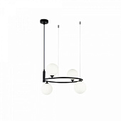 MOD013PL-04B Lustra Ring melna 4x25W G9 Maytoni