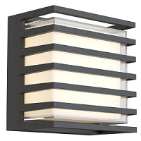 O020WL-L10B4K sienas lampa Downing Street LED 380lm 3000K IP65 Maytoni