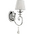 AP.CAPRI/1 Sienas lampa Capri hromēta/balta 1x40W E14 ONDALUCE