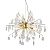90294 griestu lampa Calla zelts/stikls 8 x 40W E14 Endon