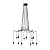 I-SPIDER-S12 Griestu gaismeklis antrac. 12xG9 D86.5 Fan