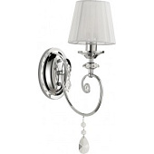 AP.CAPRI/1 Sienas lampa Capri hromēta/balta 1x40W E14 ONDALUCE