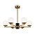 MOD187PL-06BS Lustra Marble mat.zelts 6x40W E27 Maytoni