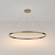 MOD058PL-L54BS3K griestu lampa Rim misiņš LED 61W 3000lm 3000K D1000mm Maytoni
