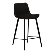 200490860 bāra krēsls Hype melns audums/melnas kājas H:91cm Dan-Form