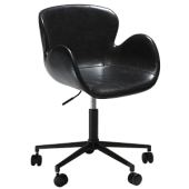 100200200 ofisa krēsls Gaia melna eko āda DAN FORM