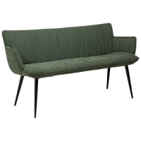 700680150 benķis Join zaļš audums/melnas kājas Dan-Form