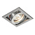 52407 iebūvējams gaismeklis Xeno alumīnijs 1x50W GU10 Saxby
