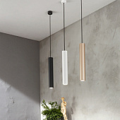 SO.FILO/GR-NERO griestu lampa Filo melna 1x40W GU10 Ondaluce