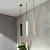 SO.FILO/GR-NERO griestu lampa Filo melna 1x40W GU10 Ondaluce