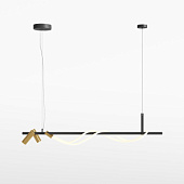 MOD166PL-L30GB3K griestu lampa Tau zelta/melna LED 1500lm 3000K Maytoni