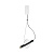 MOD150PL-L5W3K griestu lampa Enigma melna/balta LED 450lm 3000K Maytoni
