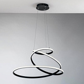 LED-COASTER-S-NER Griestu gaismeklis melns 30W D60cm 3000-4000-6500K 8000lm Fan