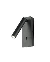 AP.TELESCOPE/NERO Sienas lampa malna 3W LED 3000K Ondaluce