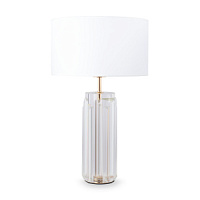 MOD304TL-01G galda lampa Muse zelts/stikls/balts kupols 1x60W E27 Maytoni