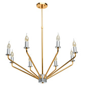 699011008 Lustra zelta 8x40W E14 D760 H1007 MW LIGHT