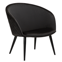 700800600 krēsls Dual melns velvets Dan-Form