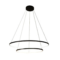 PEN89424-60+90BK HORIK lustra melna LED 32+40W 7900lm D600/900mm 3000/4000/6000K ZUMA