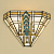 64243 sienas lampa Lloyd Tiffany stikls 1x40W E14 Interiors 1900