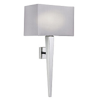 MORETO-1WBCH sienas lampa Moreto hroms/pelēks kupols 60W E14 Endon