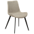 100690665 krēsls Hype bēšs audums/melnas kājas Dan-Form