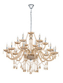 39095 Basilano Lustra ambra/hroms 18x40W E14 D1000mm H1500mm IP20 Eglo