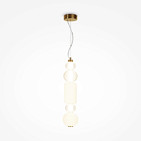 P069PL-L35G3K1 griestu lampa Collar zelts/stikls LED 35W 1600lm 3000K Maytoni