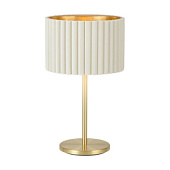 39766 TAMARESCO galda lampa balta/mat.zelta 1x40W E27 EGLO