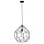 76686 lustra Deco melna/zelta 40W E27 Endon
