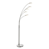 76562 stāvlampa Fynn matēts niķelis 5 x 5W LED Endon