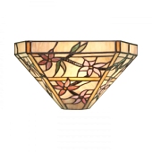64024 sienas lampa Clemantis Tiffany stikls 1x40W E14 Interiors 1900