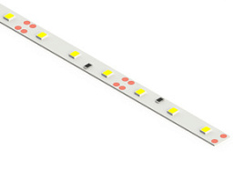 Led lenta  6.3W IP20 12V 60 led 1m silti balta 593lm 3000K CRI90 2835 RE