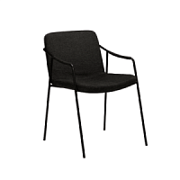 100310309 krēsls Boto kraukļmelna eko āda/melnas kājas Dan-Form