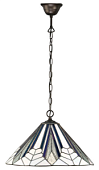 63937 lustra Astoria Tiffany stikls 1x60W E27 Interiors 1900