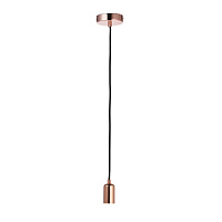 76578 vads ar patronu Studio bronza/melns 60W E27 Endon