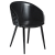 100800640 krēsls Dual melna eko āda/melnas kājas DAN FORM