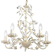 LULLABY-5CR Lustra balta 5x40W E14