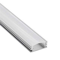 Alumīnija profils/mat.difuzors v/a 3m 17.4x7mm Bon