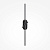 C176-WL-01-6W-B 6W+3W Bra BLACK LED Maytoni