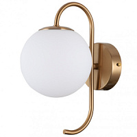 WL-5500-1-HBR Gela sienas lampa Ravena misiņš/dzintara stikls 1x5W G9 Italux