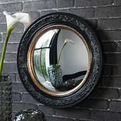 5055299468494 spogulis Langford Convex melns/zelts W510 x H510mm GL