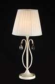 ARM172-01-G Настольная лампа GOLD/WHITE абажур 1x60W E14 h390mm Maytoni