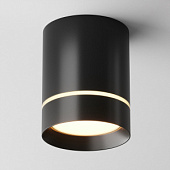 C085CL-9W3K-B spots Orlo melns 9W 350lm 3000K D79mm Maytoni