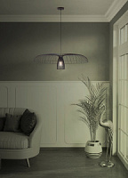 390217 CHAMPERICO griestu gaismeklis melns 4x40W E27 W1165mm EGLO