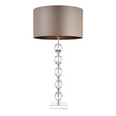 VERDONE galda lampa Verdone kristāls/brūns kupols 60W E27 Endon