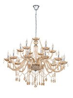 39095 Basilano Lustra ambra/hroms 18x40W E14 D1000mm H1500mm IP20 Eglo