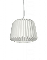 SO.PLUMCAKE/B.CO griestu lampa balta 1xE27 D38cm Ondaluce