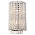 81978 sienas lampa Galina hroms/kristāls 2 x 25W G9 Endon